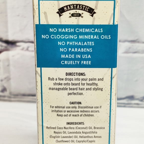 Men's Grooming Beard Oil Argan Oil - Picture 4 of 5